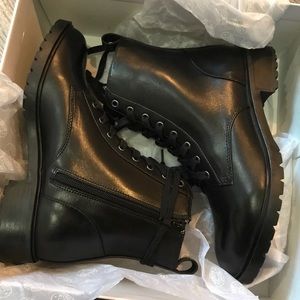 Steve Madden Officer Combat Boots 8.5 NWT